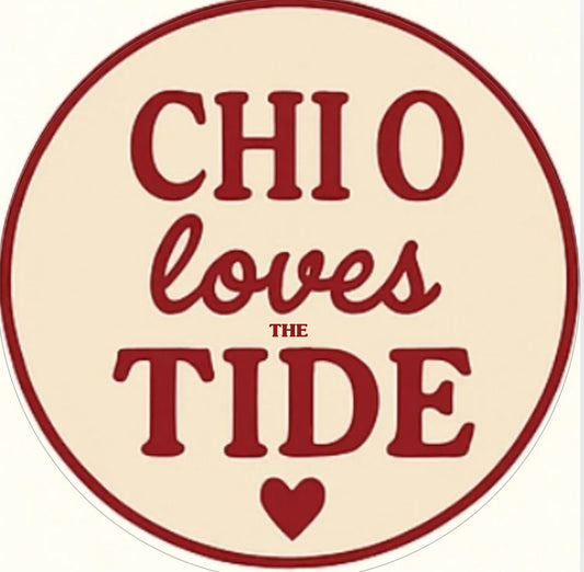 Alabama nothing but the tide sorority sticker